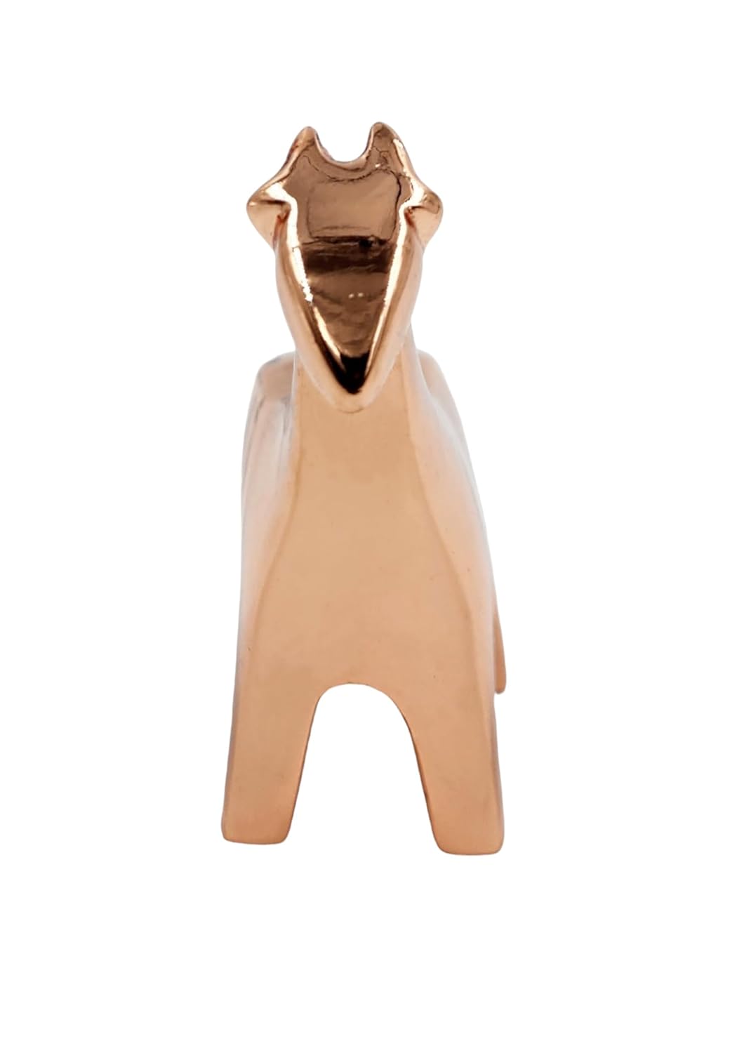 Rose Gold Finish Giraffe Statue, Giraffe Statuettes Decor,Showpiece Animal Figurines