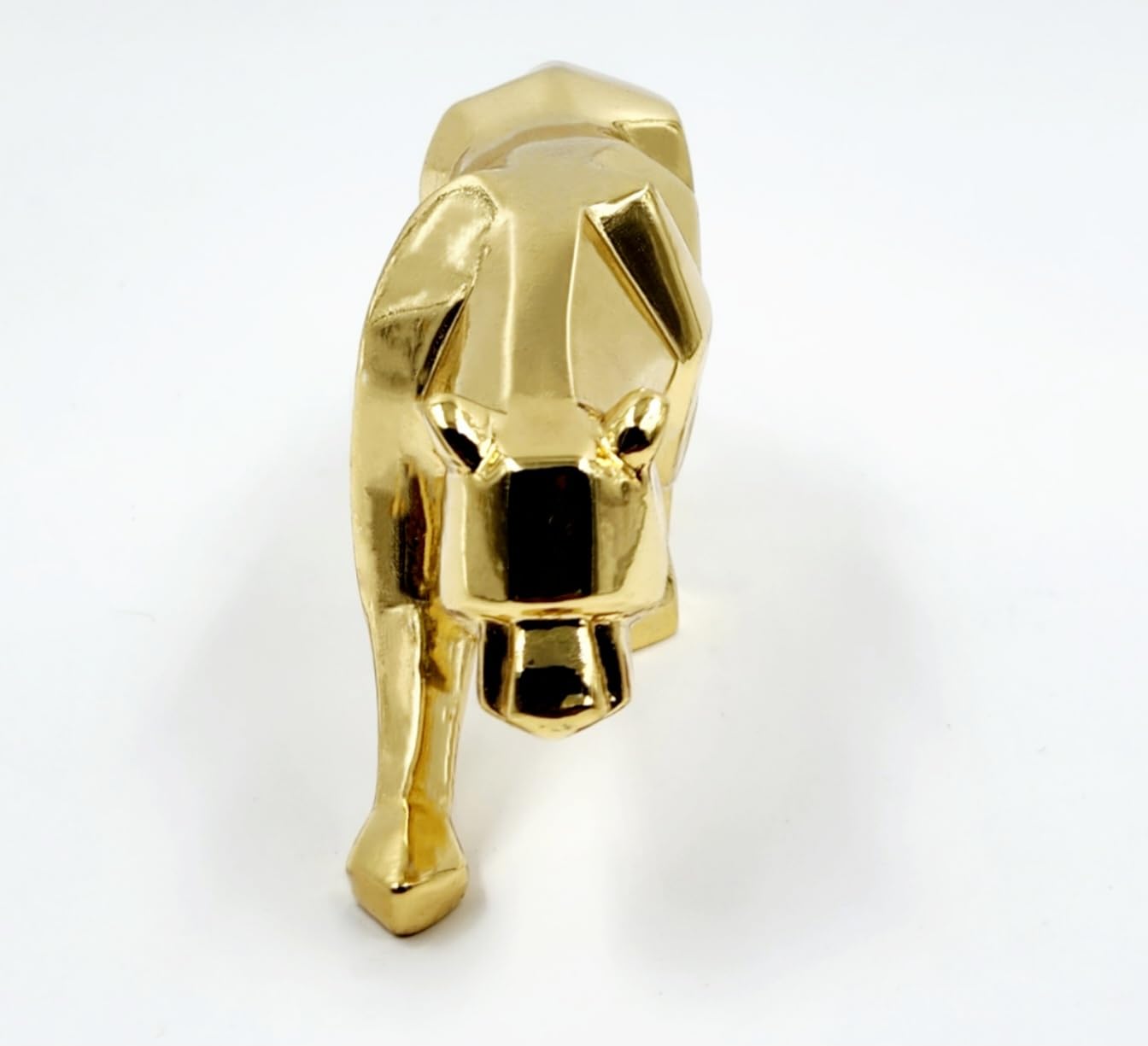 Steel Finish Panther Statue, Panther Statuettes Home Decor,Showpiece Animal Figurines