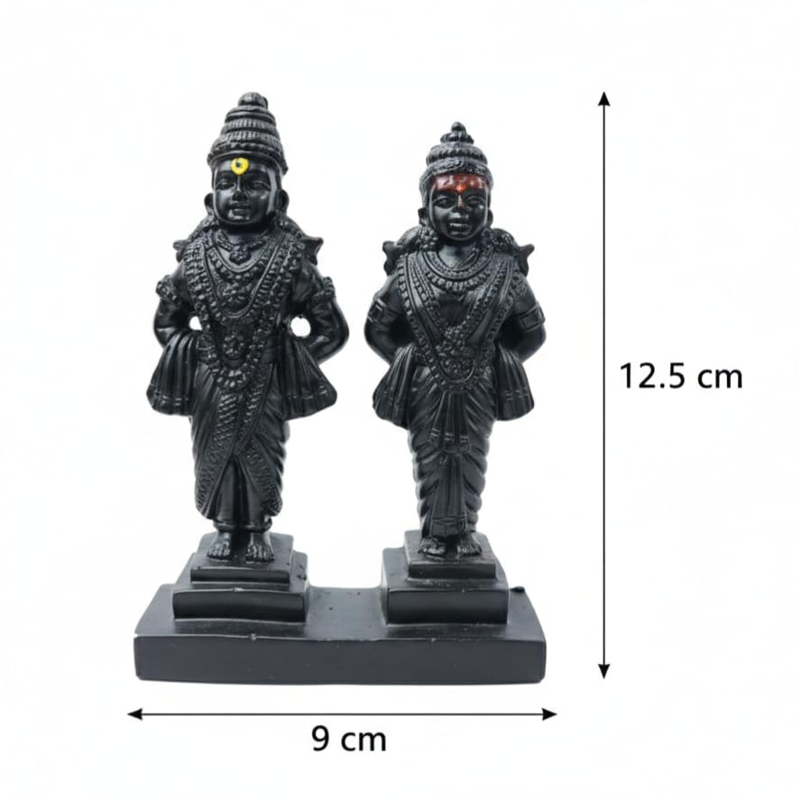 Vitthal Rukhmini Idol for Car Dashboard Gifting Home & Office Decor
