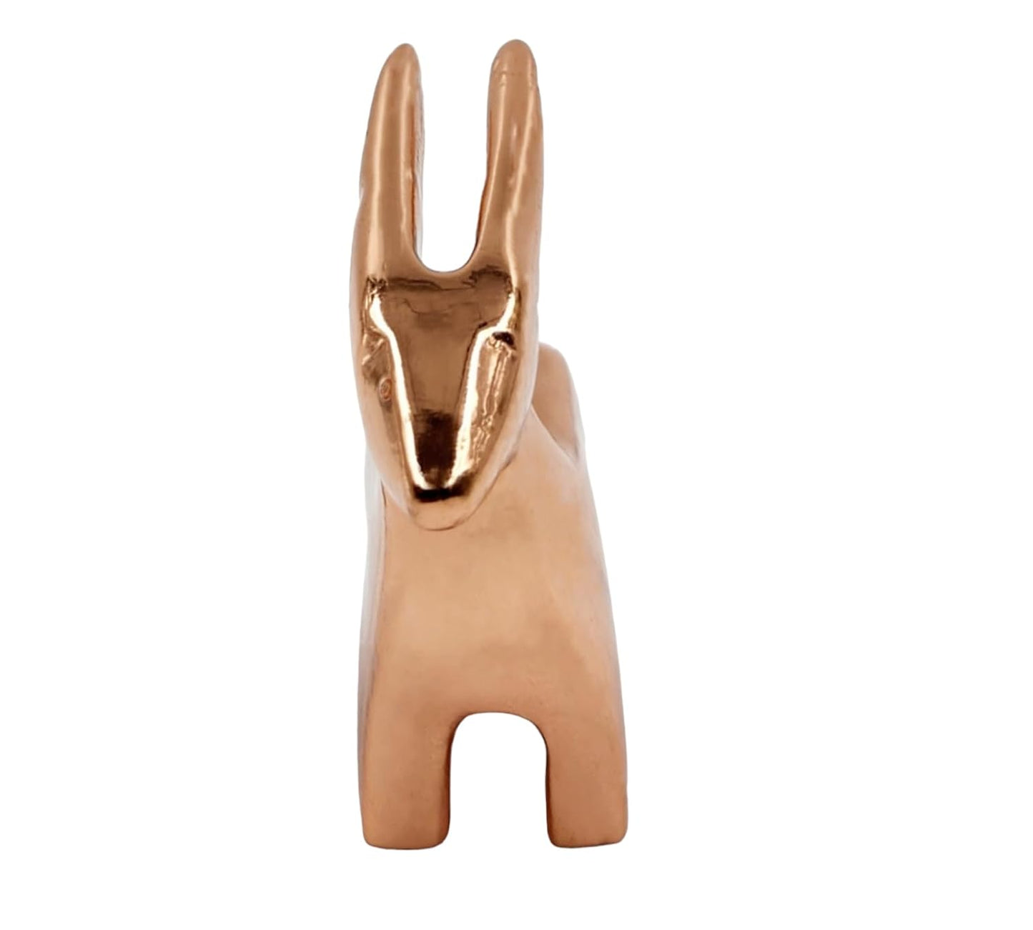 Rose Gold Finish Deer Statue, Deer Statuettes Home Decor,Showpiece Animal Figurines Hiran