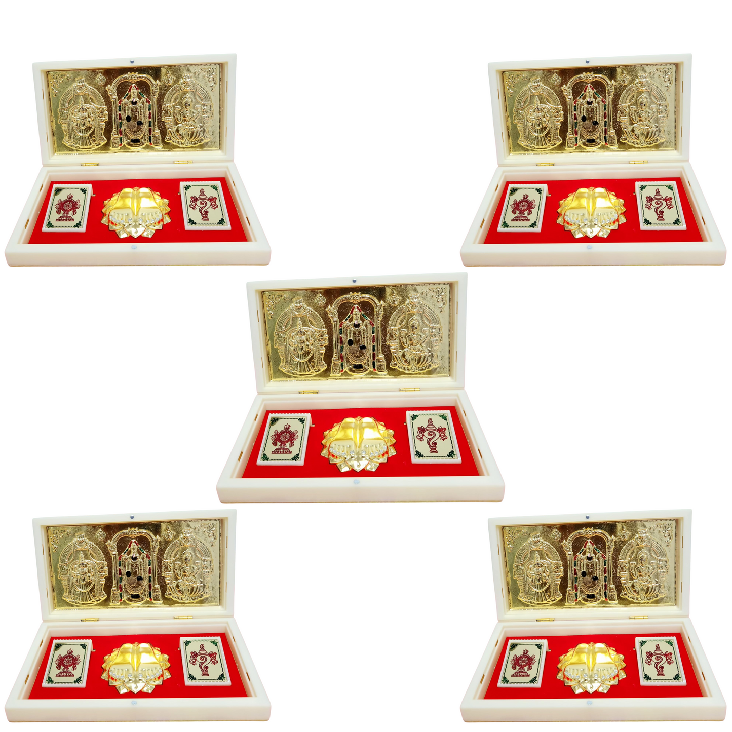 Tirupati Balaji and Padmavathi Lakshmi With Charan Paduka