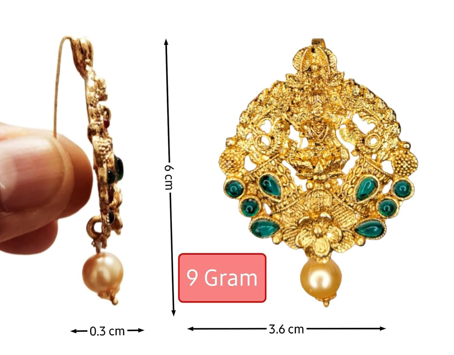 Gold Plated Antique Hair Jewellery