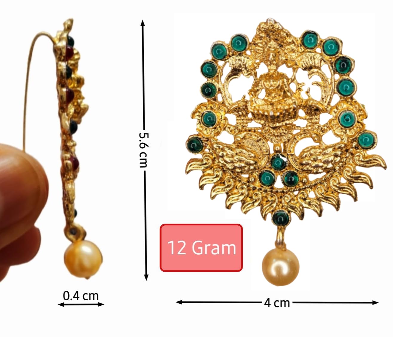 Gold Plated Antique Hair Jewellery