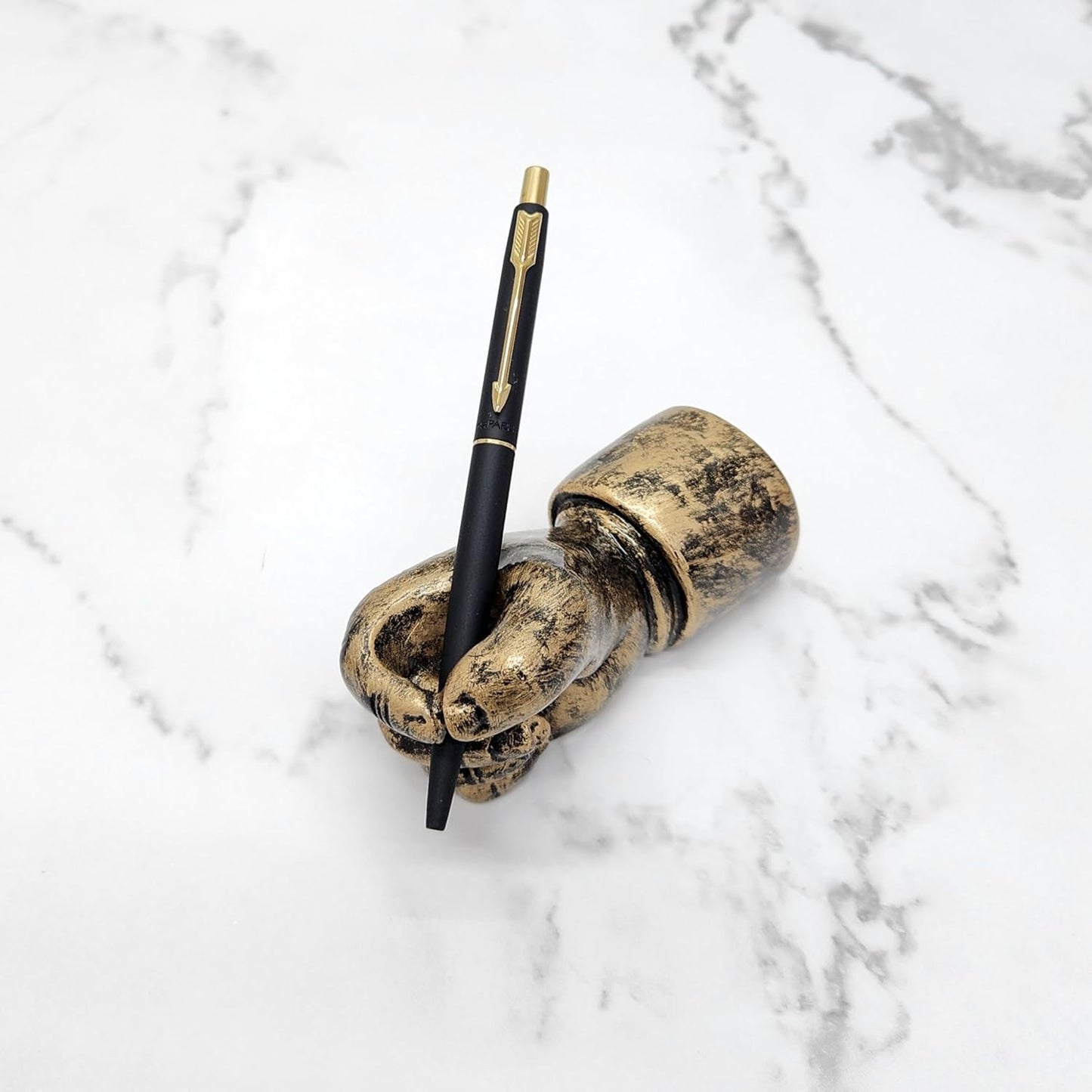 Hand Pen Holder (Gold Antique)