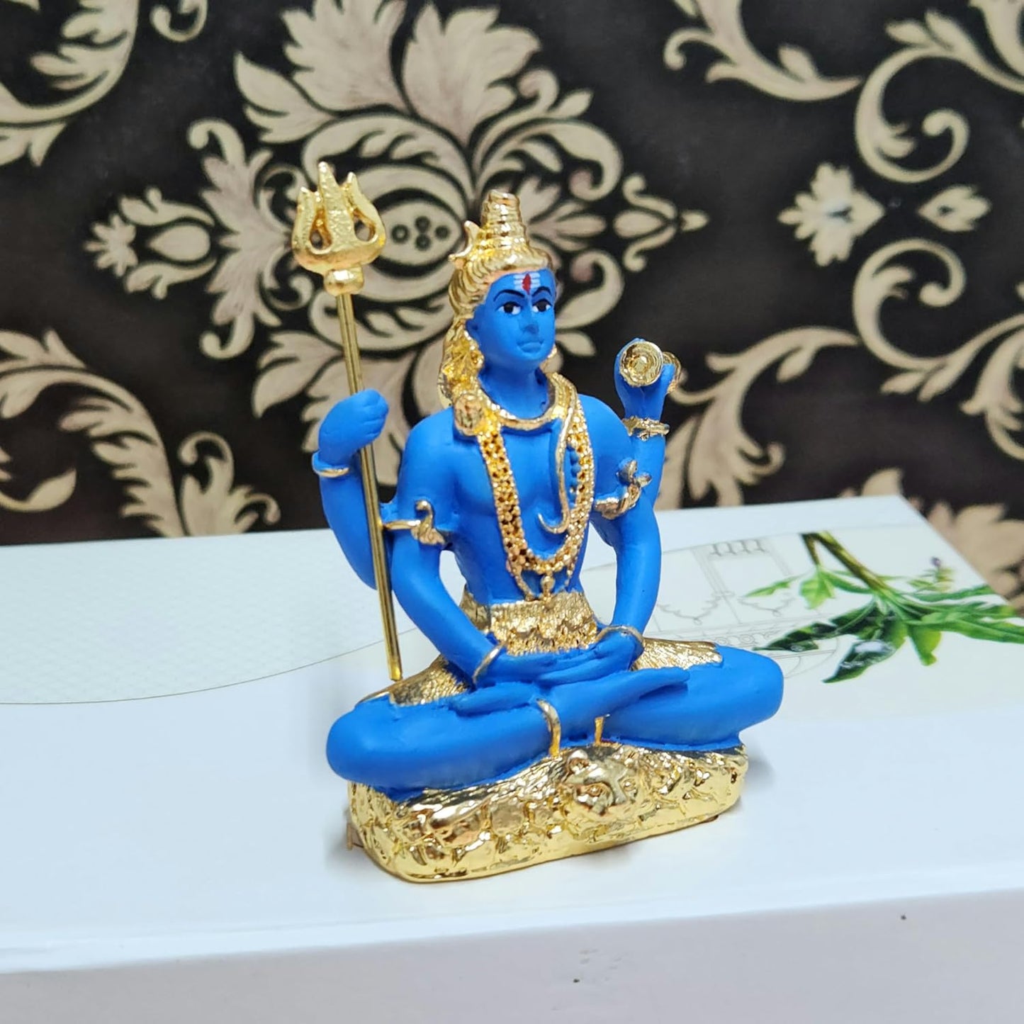 Gold Plated Lord Shiva Idol