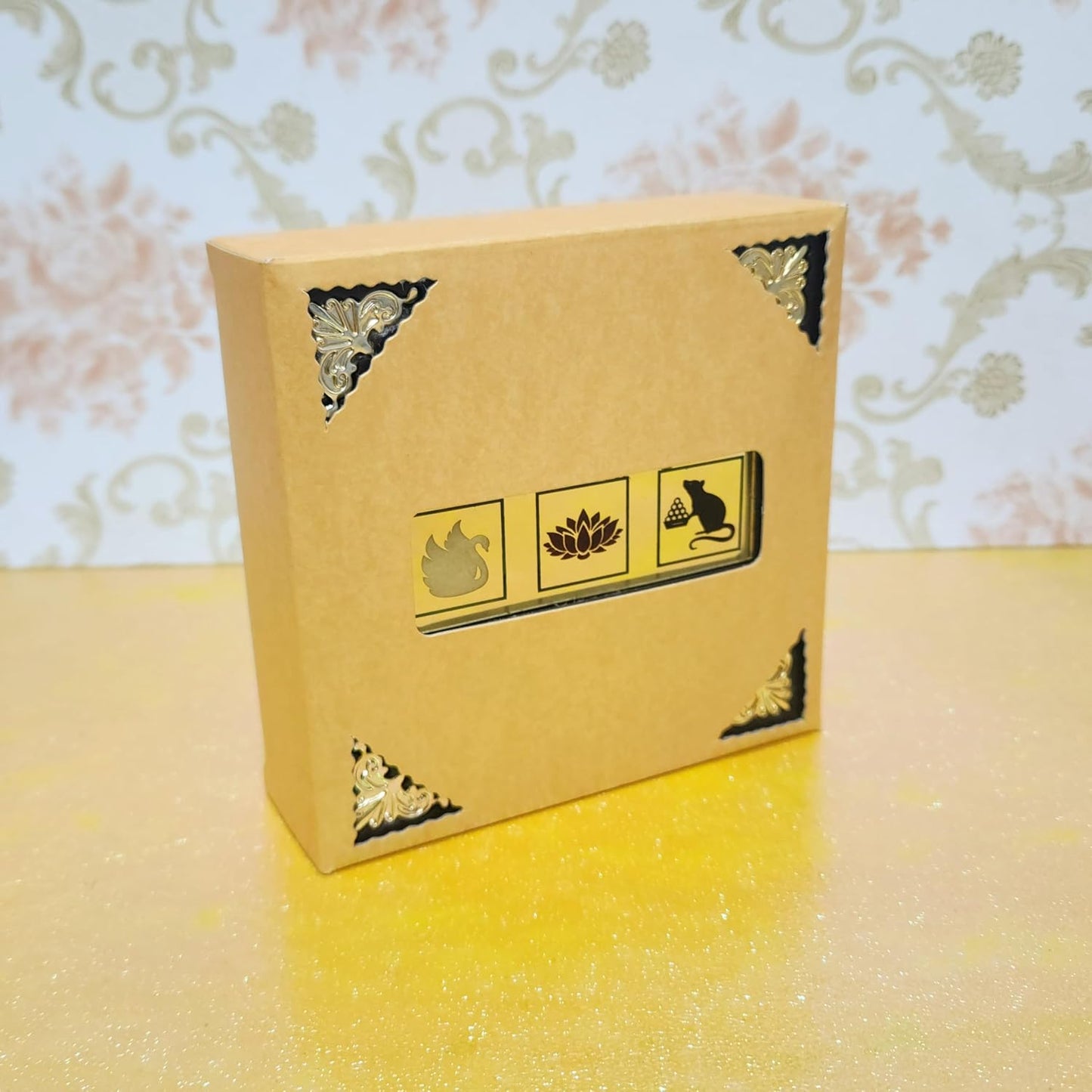 Lakshmi Ganpati with Charan Paduka