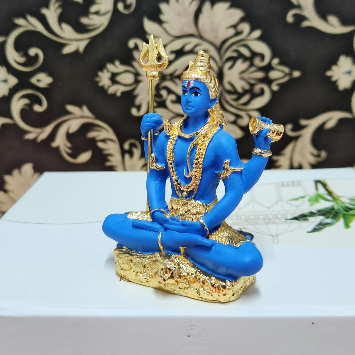 Gold Plated Lord Shiva Idol