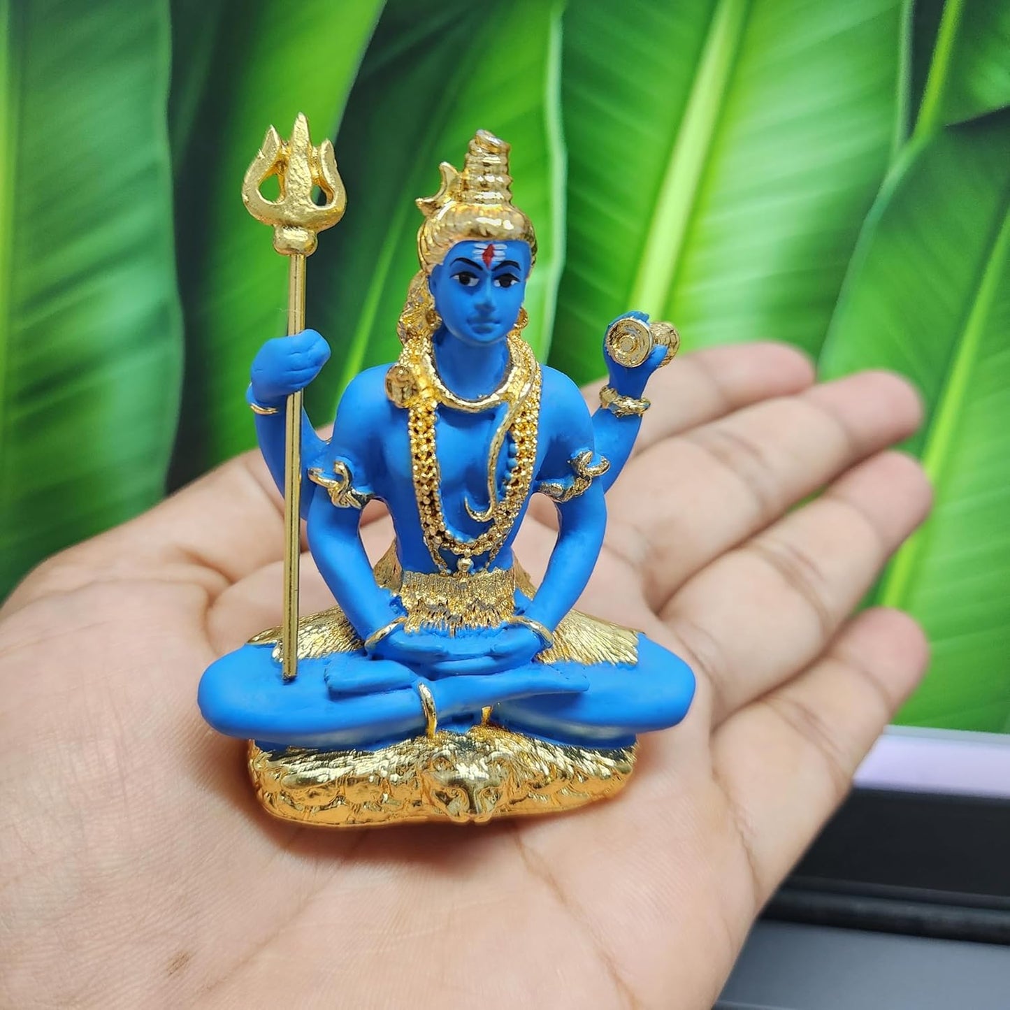 Gold Plated Lord Shiva Idol