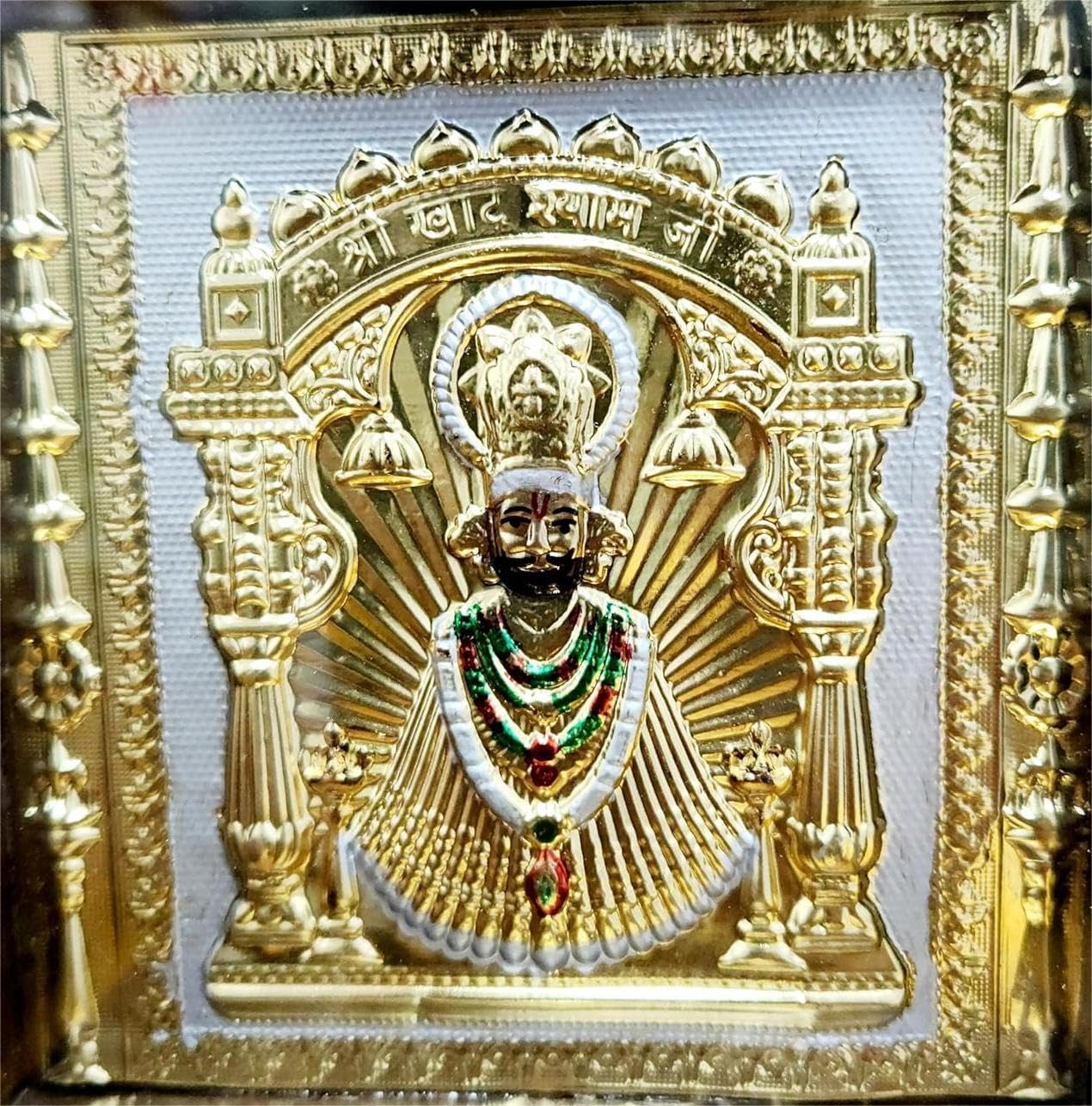 Khatu Shyam Ji With Charan Paduka