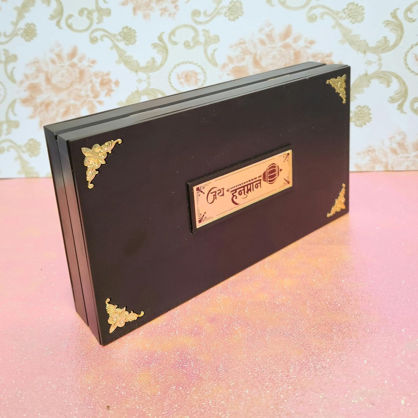 Hanuman Ji Photo Frame with Charan Paduka