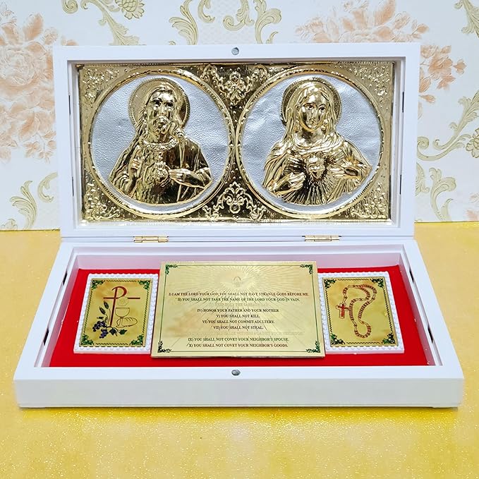 Jesus Christ and Mother Mary Photo Frame Gift Box