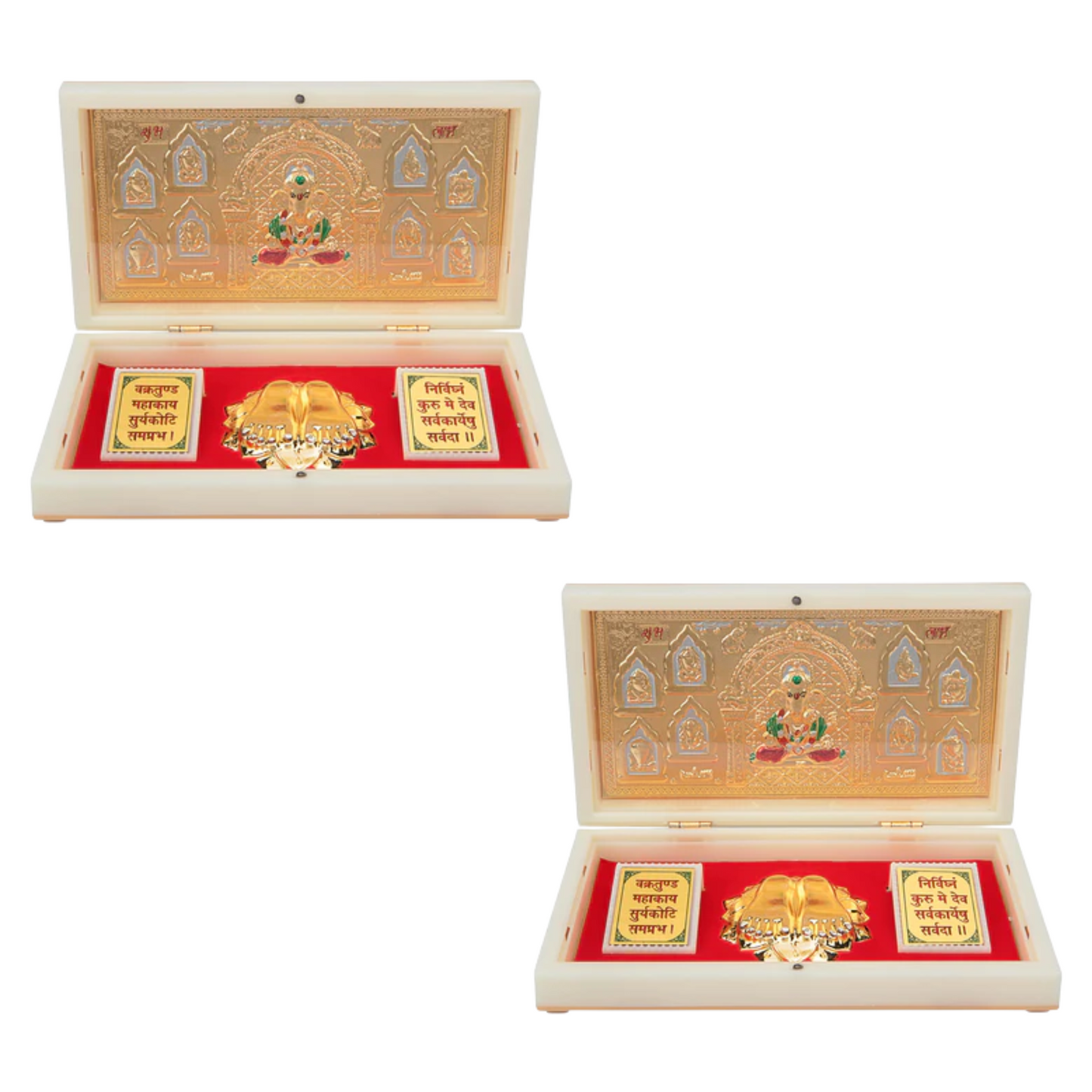 Dagudusheth Ganpati with Charan Paduka