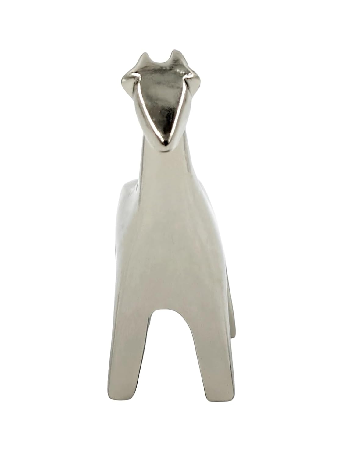 Steel Finish Giraffe Statue, Giraffe Statuettes Home Decor,Showpiece Animal Figurines