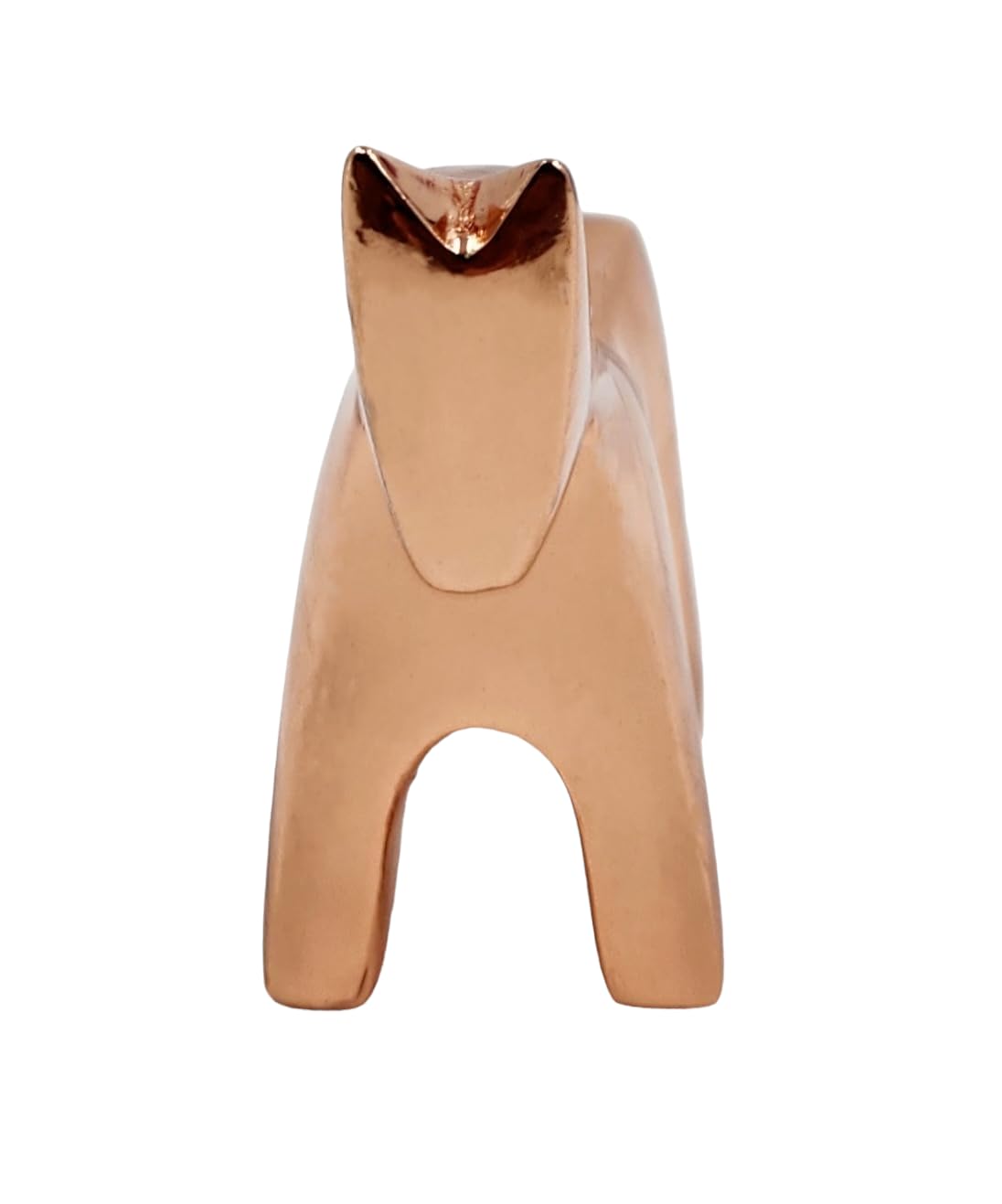 Rose Gold Finish Horse Statue, Horse Statuettes Home Decor,Showpiece Animal Figurines