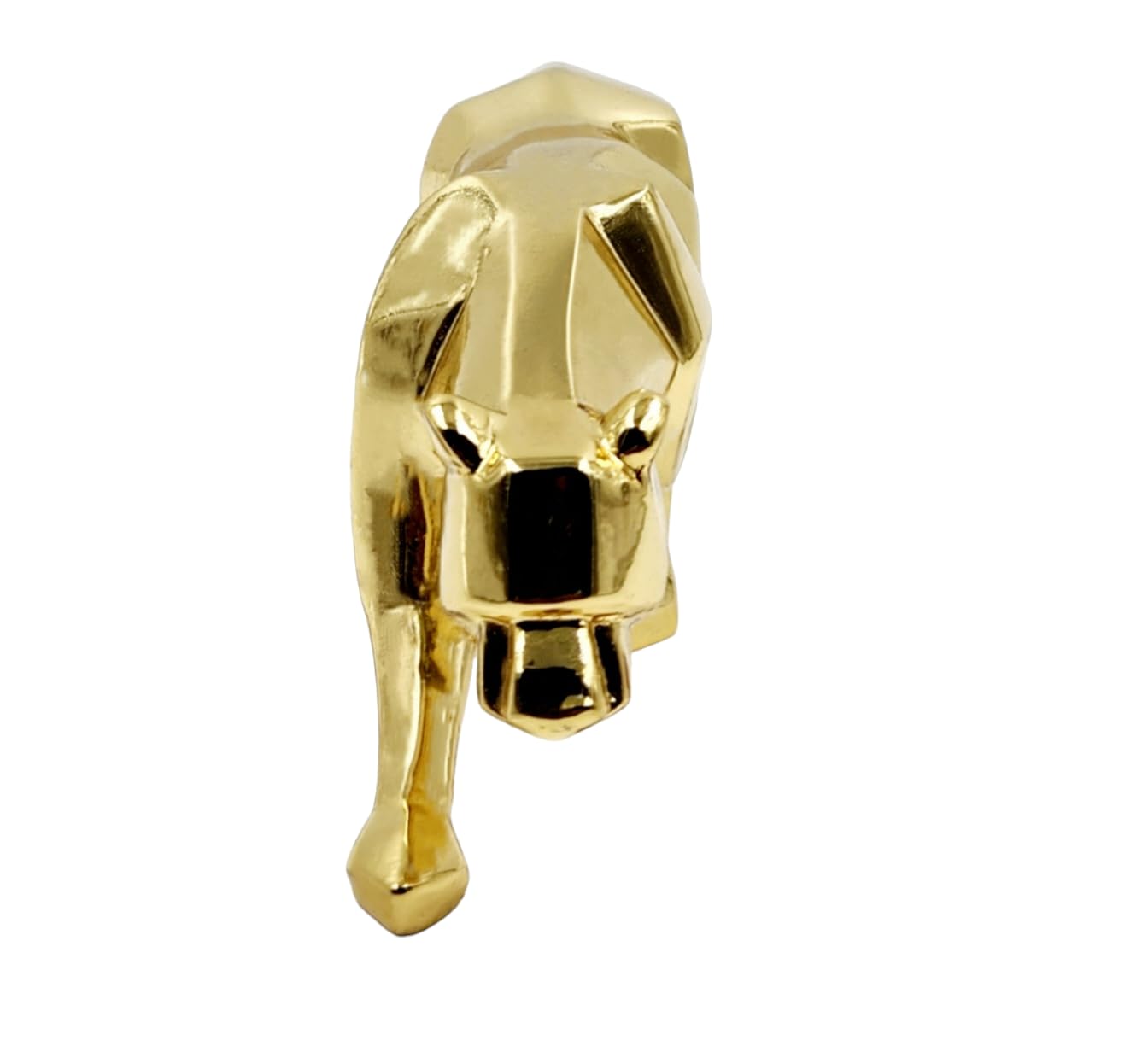 24 Kart Gold Plated Panther Statue, Panther Statuettes Home Decor,Showpiece Animal Figurines