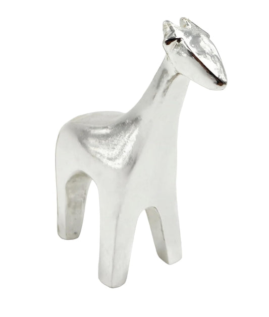 Pure Silver Plated Giraffe Statue, Giraffe Statuettes Home Decor,Showpiece Animal Figurines