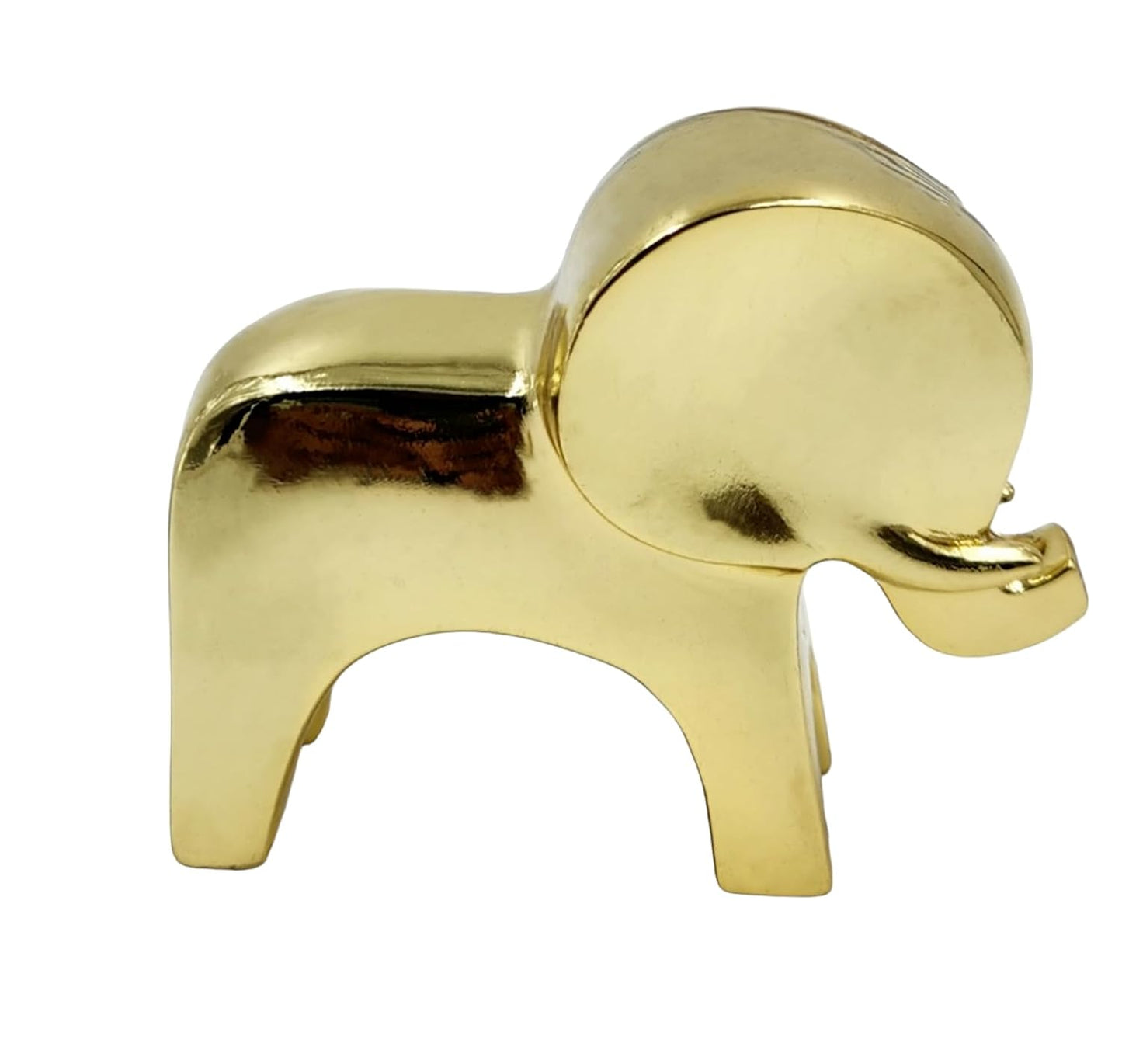 24 Kart Gold Elephant Statue, Elephant Statuettes Home Decor,Showpiece Animal Figurines