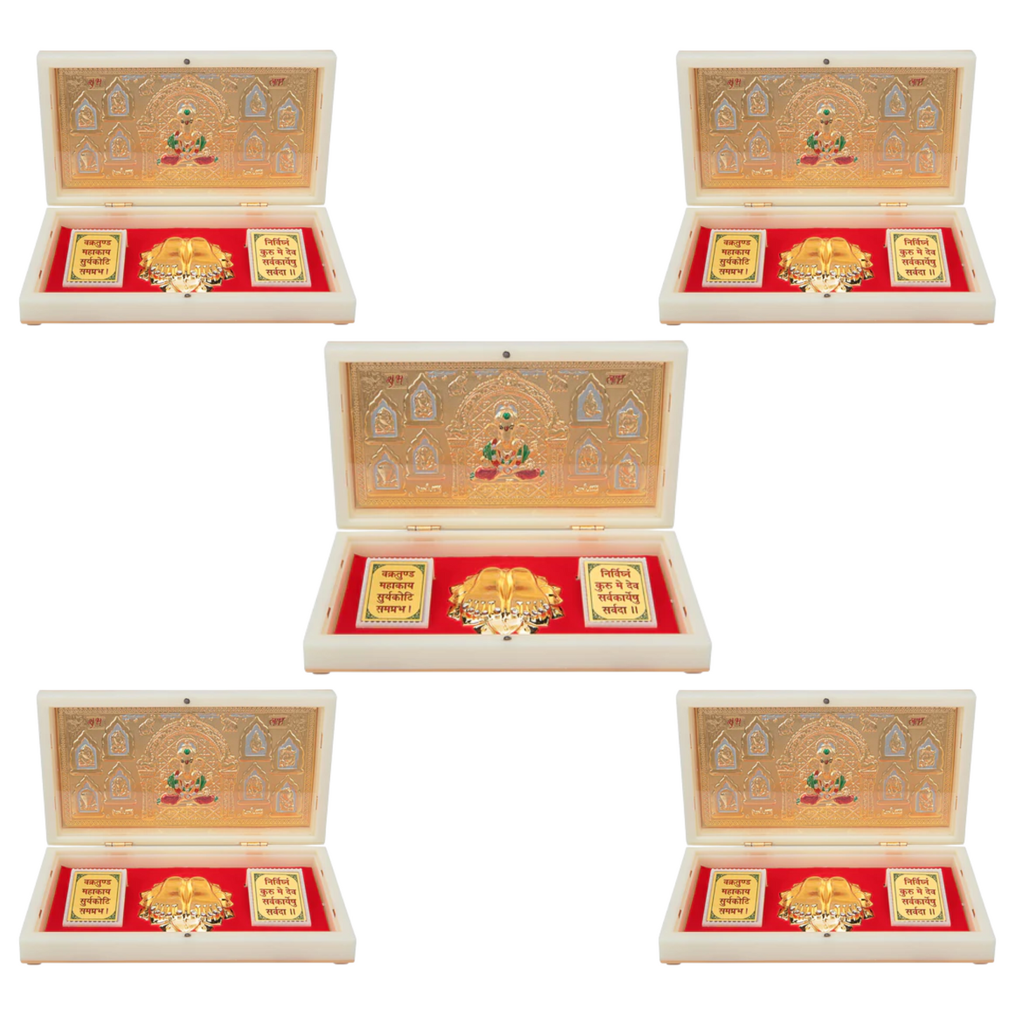 Dagudusheth Ganpati with Charan Paduka