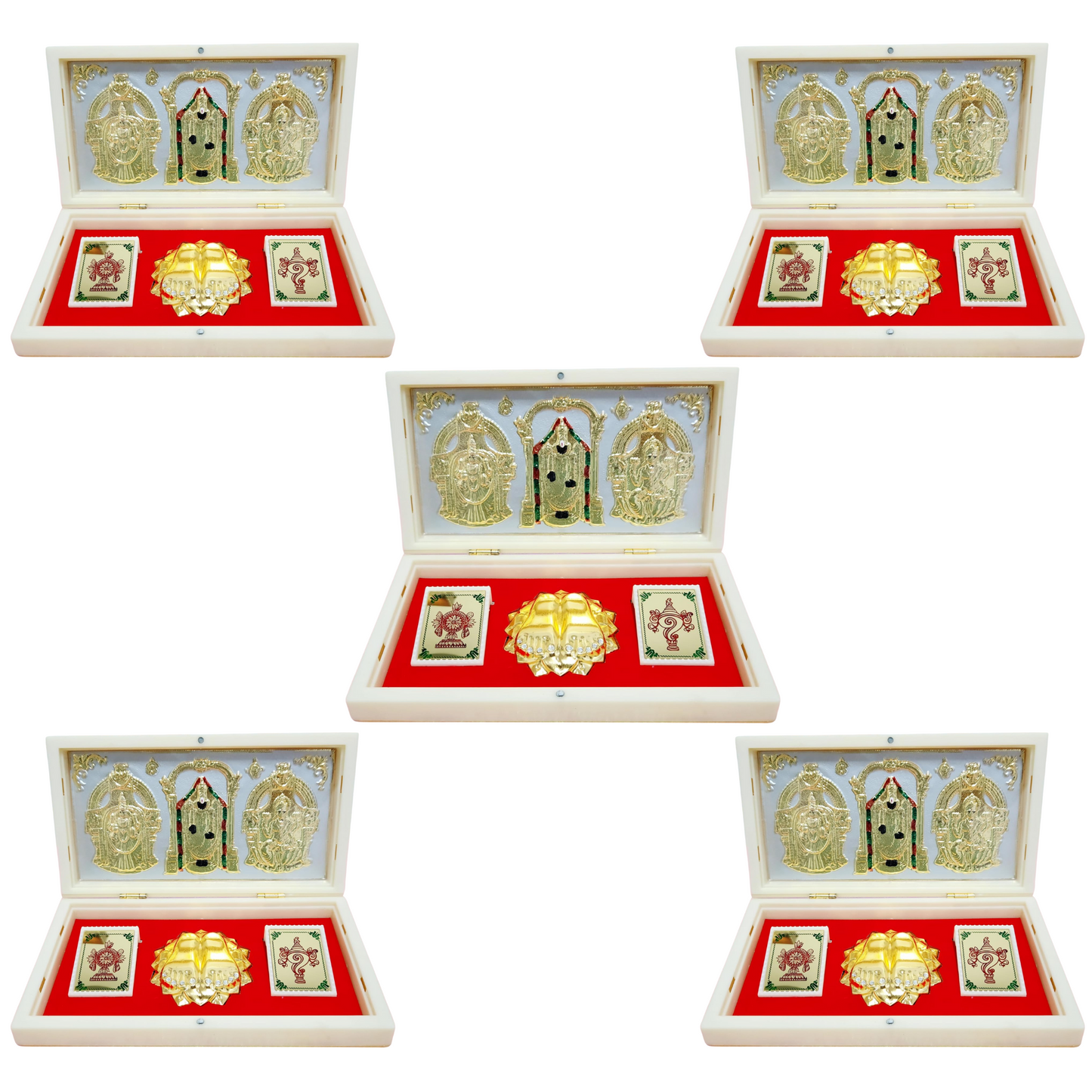 Tirupati Balaji and Padmavathi Lakshmi With Charan Paduka