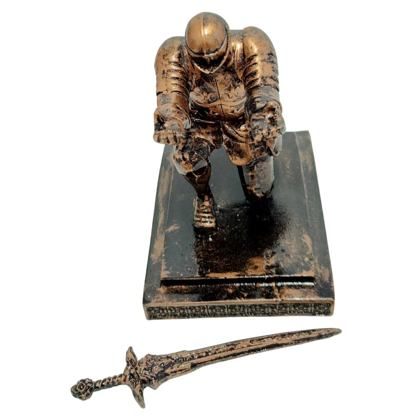 ARNAVIRA Warrior Knight Pen Holder/Soldier Pen Holder(Copper Antique)