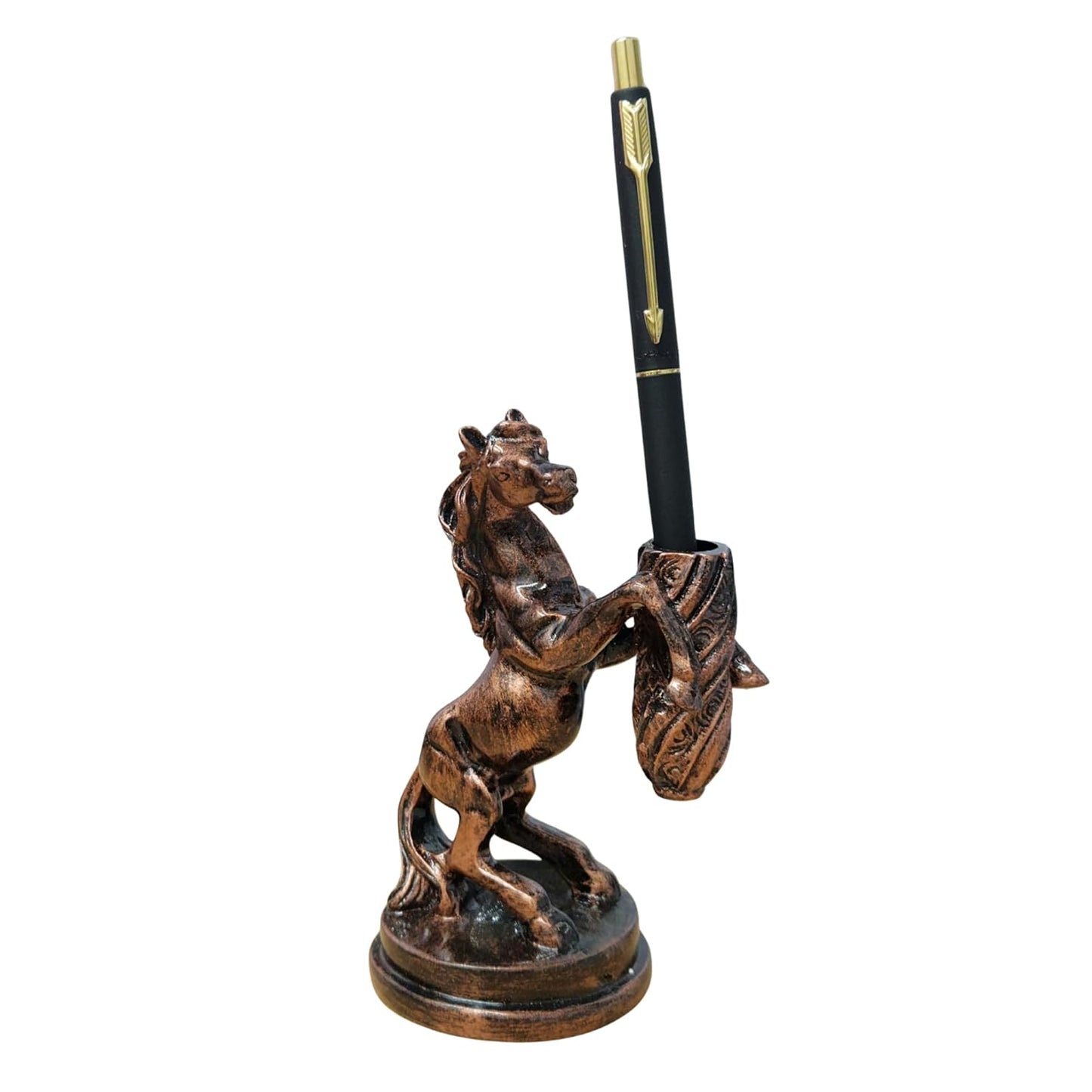 Horse Pen Holder (Copper Antique)