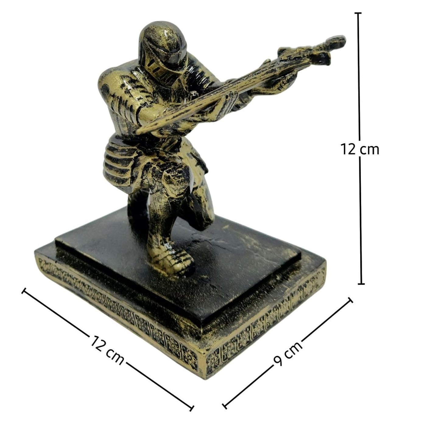 ARNAVIRA Warrior Knight Pen Holder/Soldier Pen Holder(Gold Antique)