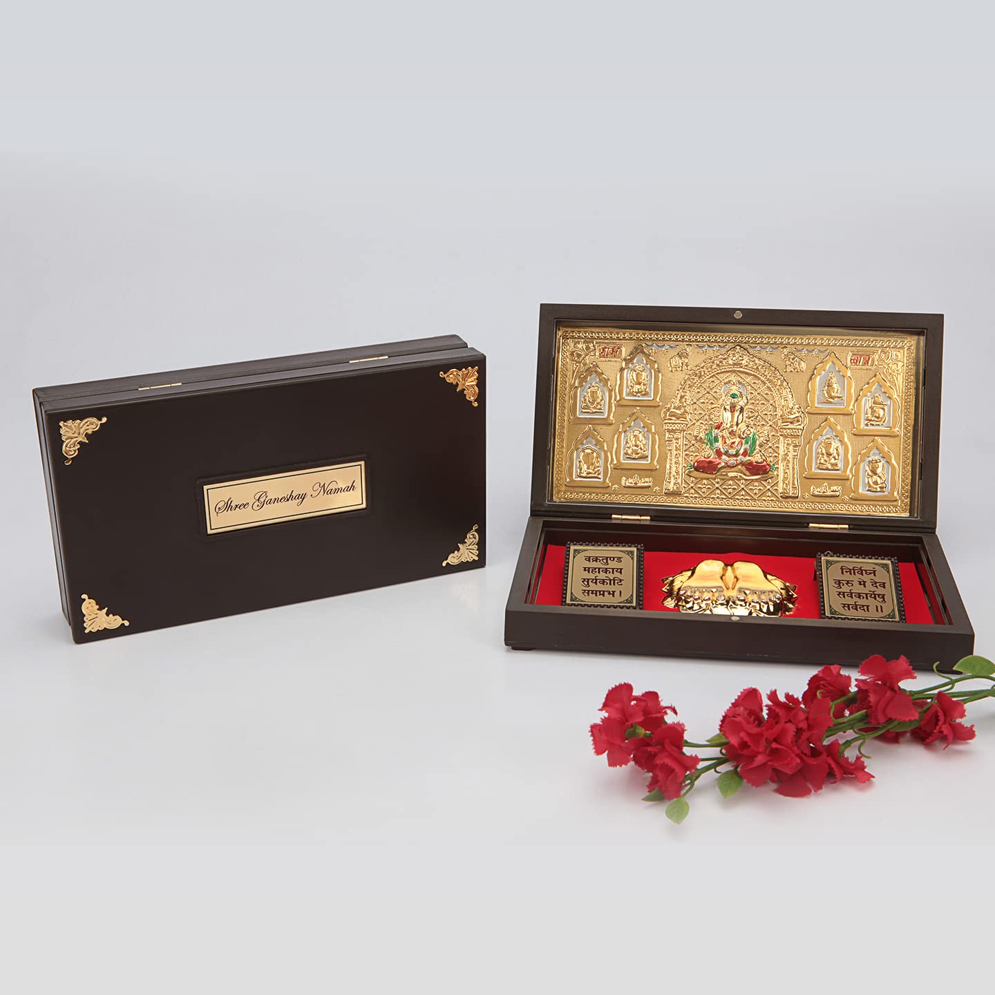 Dagdusheth Ganpati Ganesha with Charan Paduka