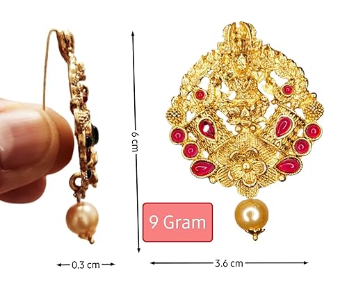 Gold Plated Antique Hair Jewellery