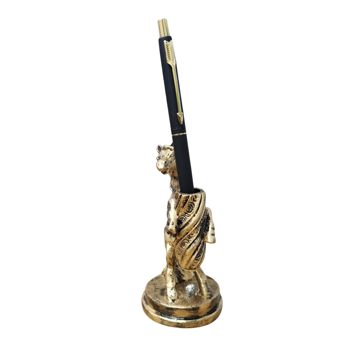 Horse Pen Holder (Gold Antique)
