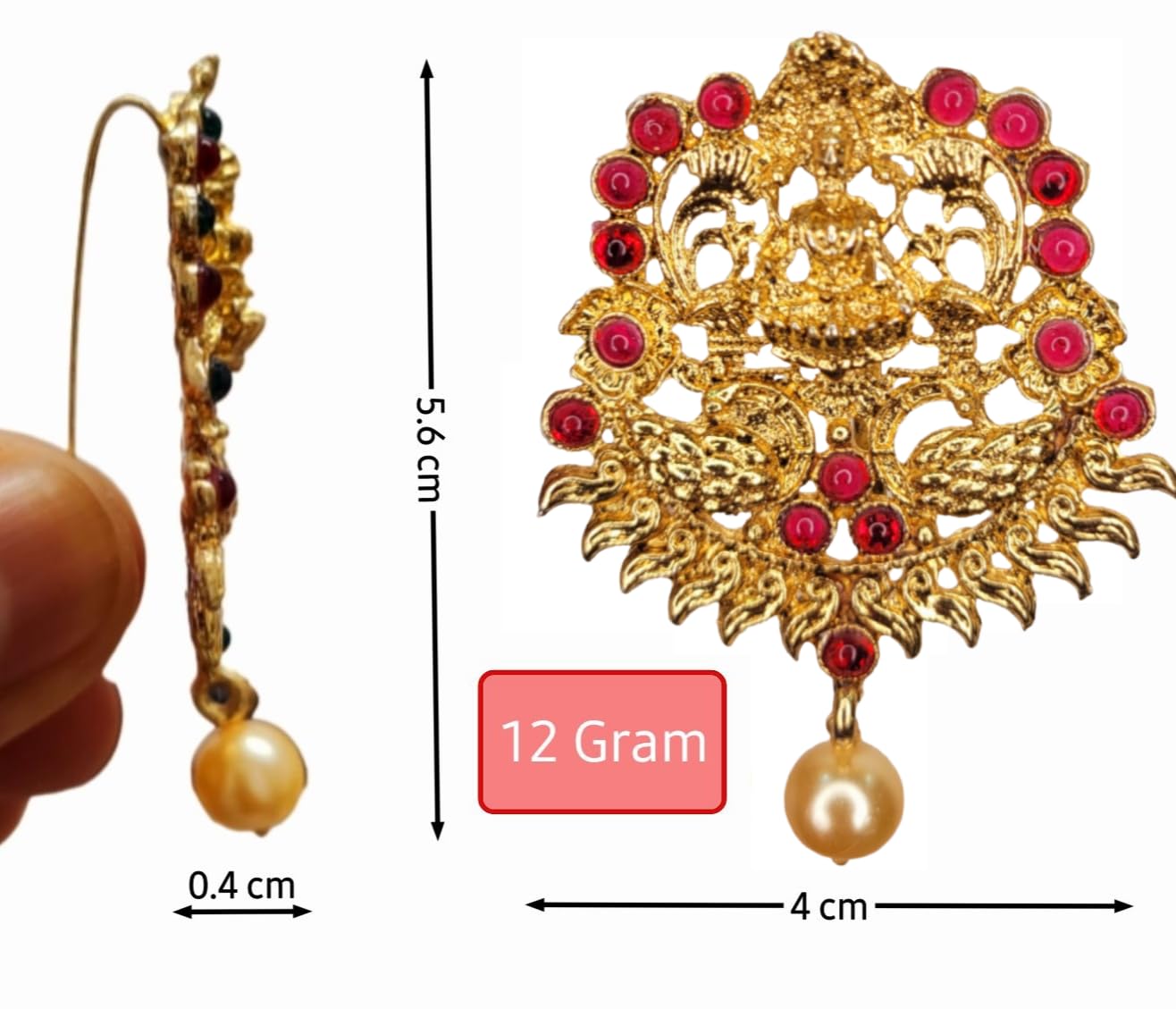 Gold Plated Antique Hair Jewellery