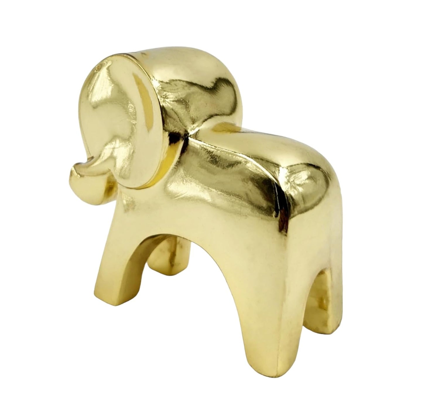 24 Kart Gold Elephant Statue, Elephant Statuettes Home Decor,Showpiece Animal Figurines