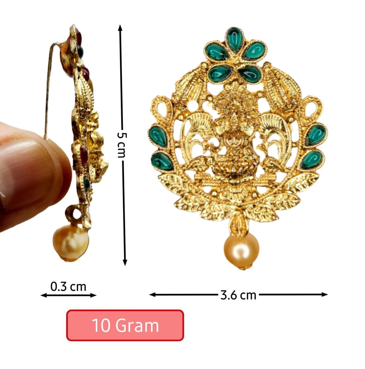 Gold Plated Antique Hair Jewellery