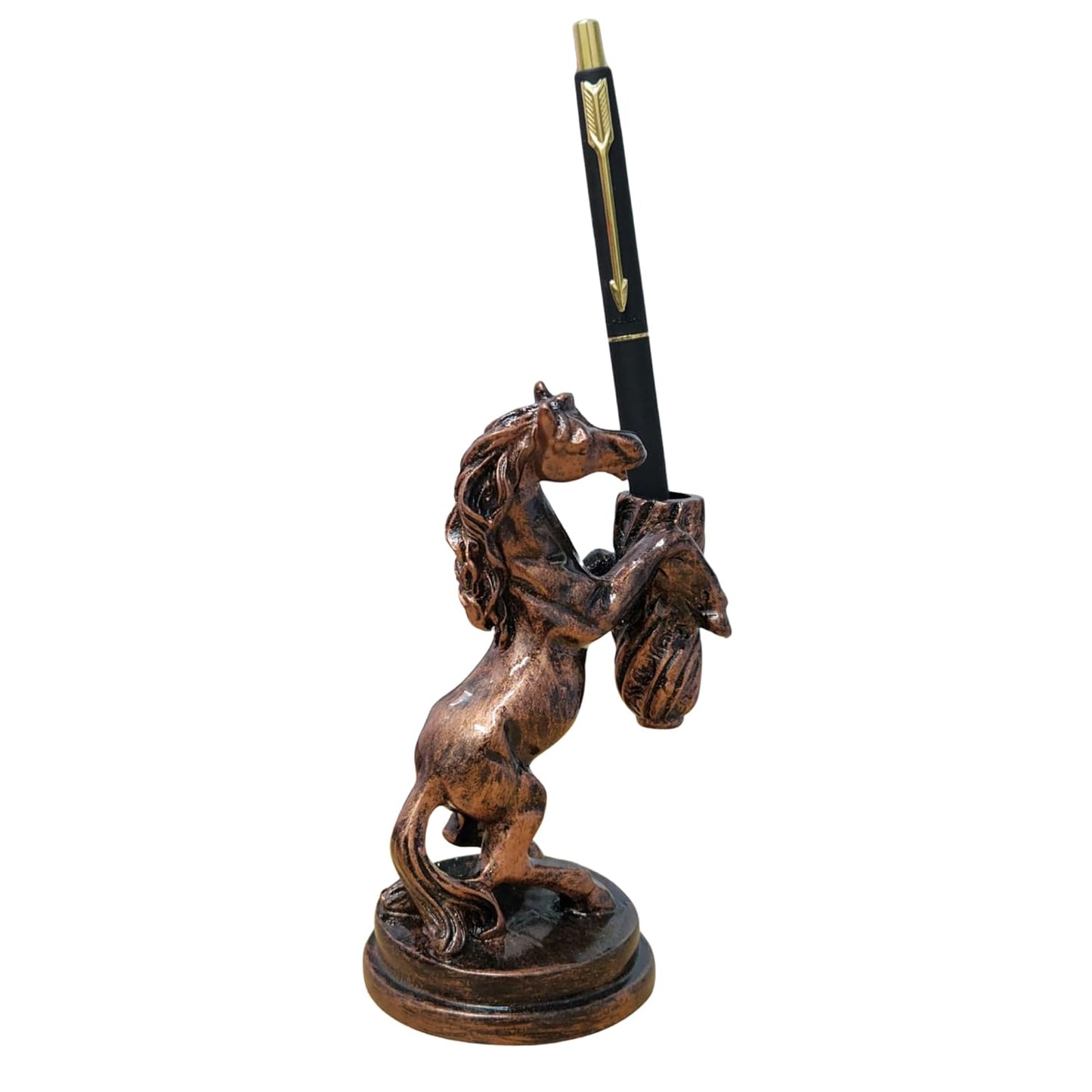 Horse Pen Holder (Copper Antique)