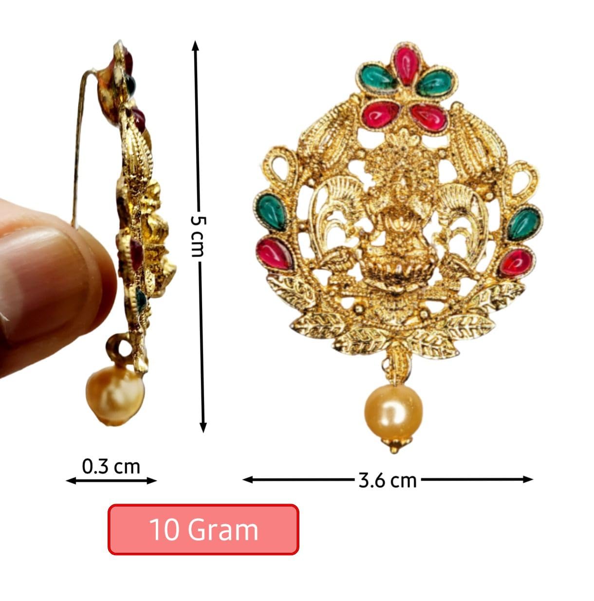 Gold Plated Antique Hair Jewellery