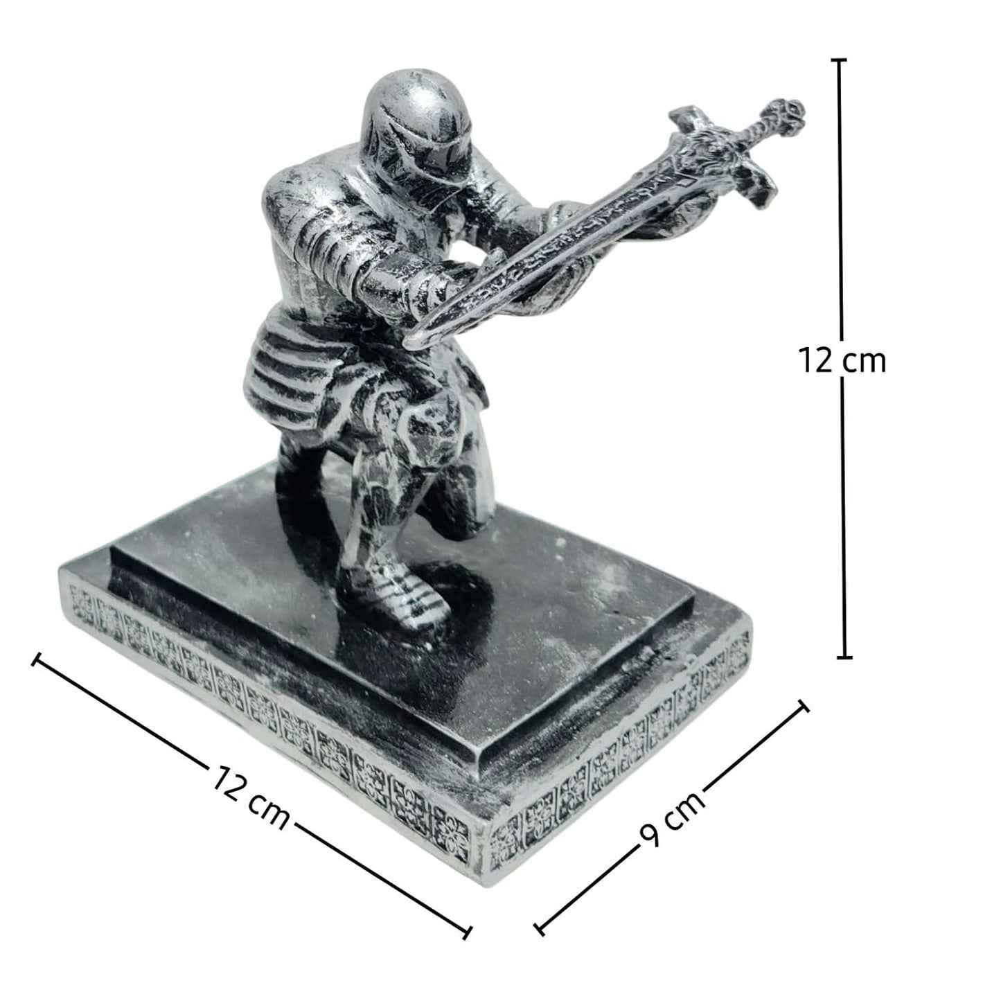 ARNAVIRA Warrior Knight Pen Holder/Soldier Pen Holder(Gold Antique)