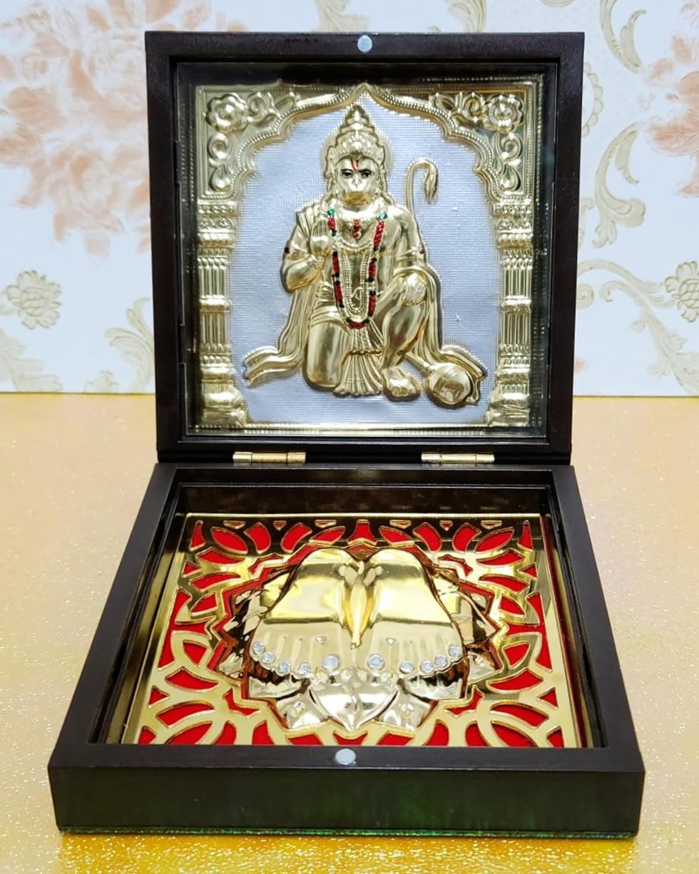 Hanuman Ji with Charan Paduka
