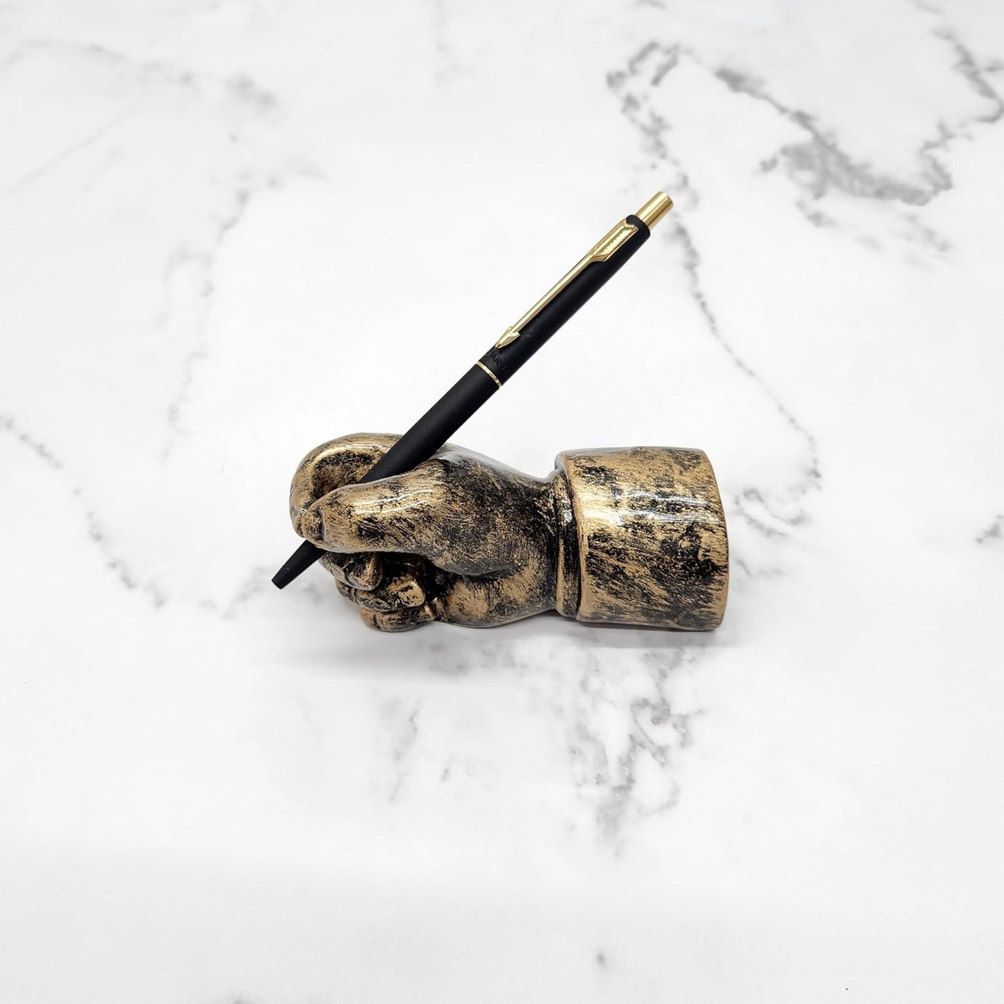 Hand Pen Holder (Gold Antique)
