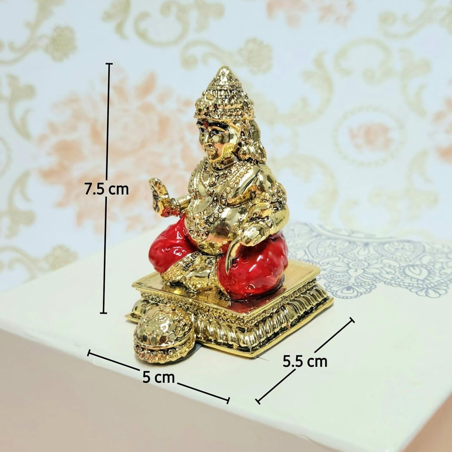 24K Kuber Gold Plated Lord Kuber