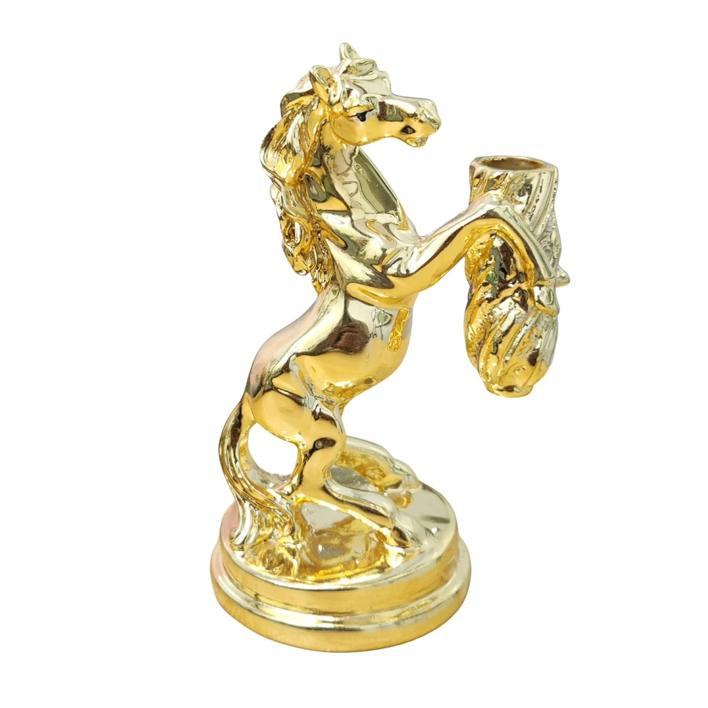 24K Gold Plated Horse Pen Holder