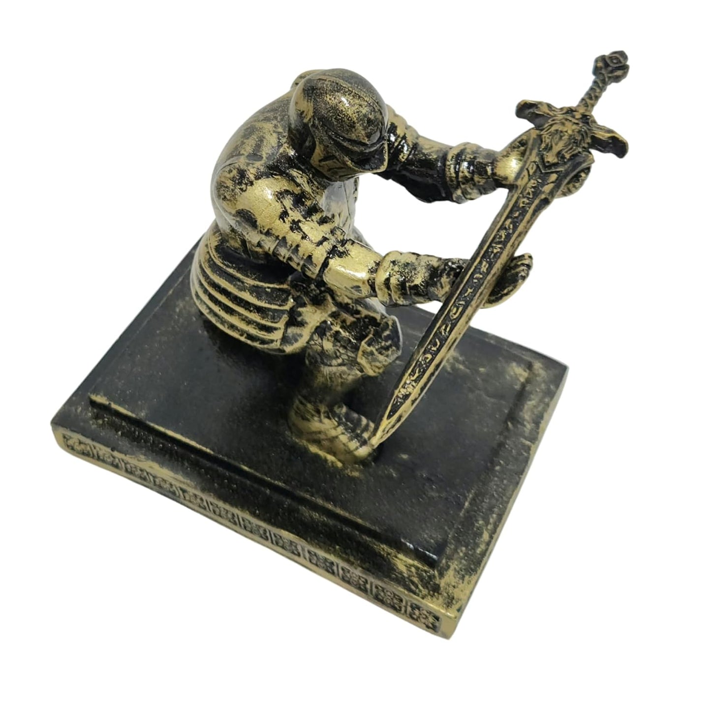 ARNAVIRA Warrior Knight Pen Holder/Soldier Pen Holder(Gold Antique)