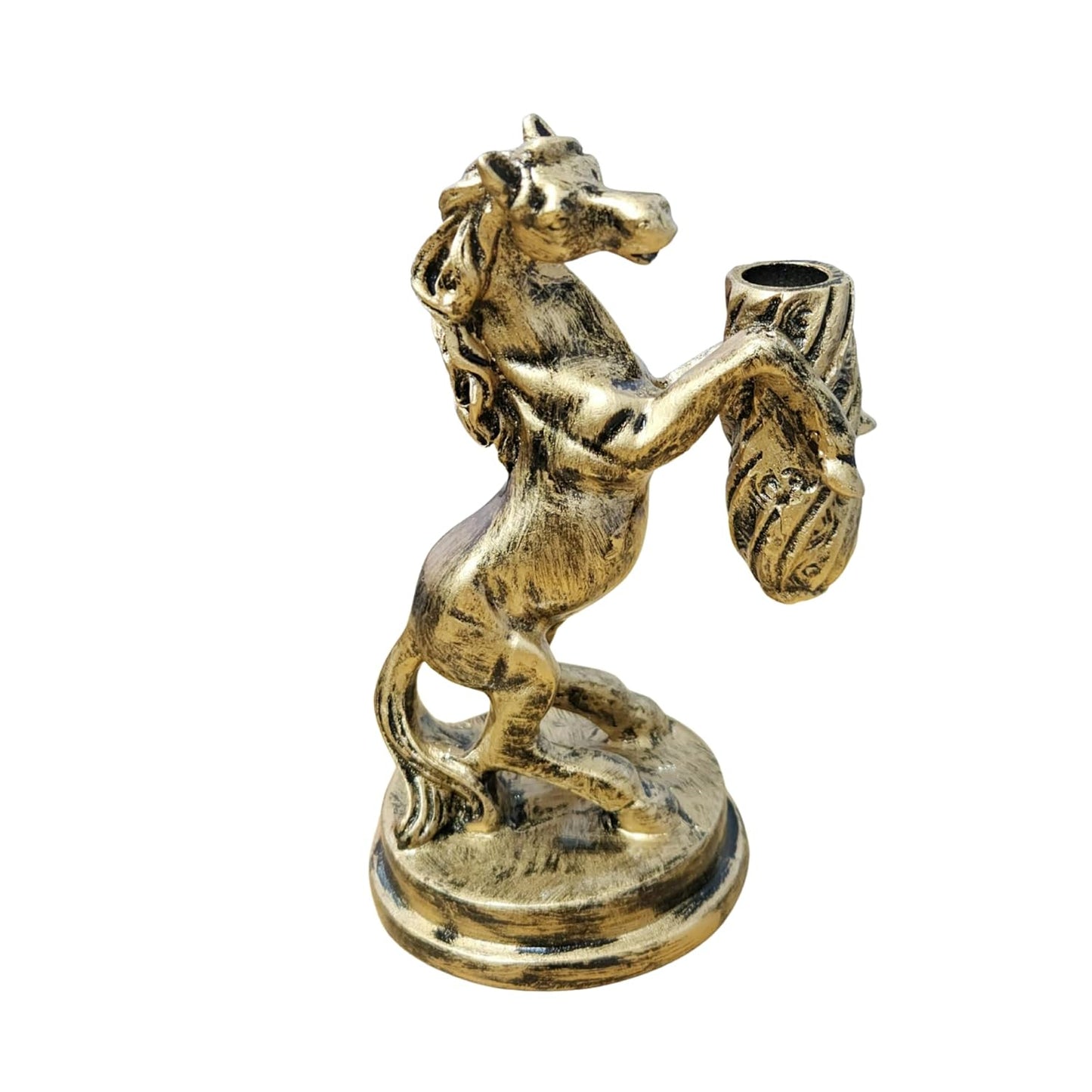 Horse Pen Holder (Gold Antique)