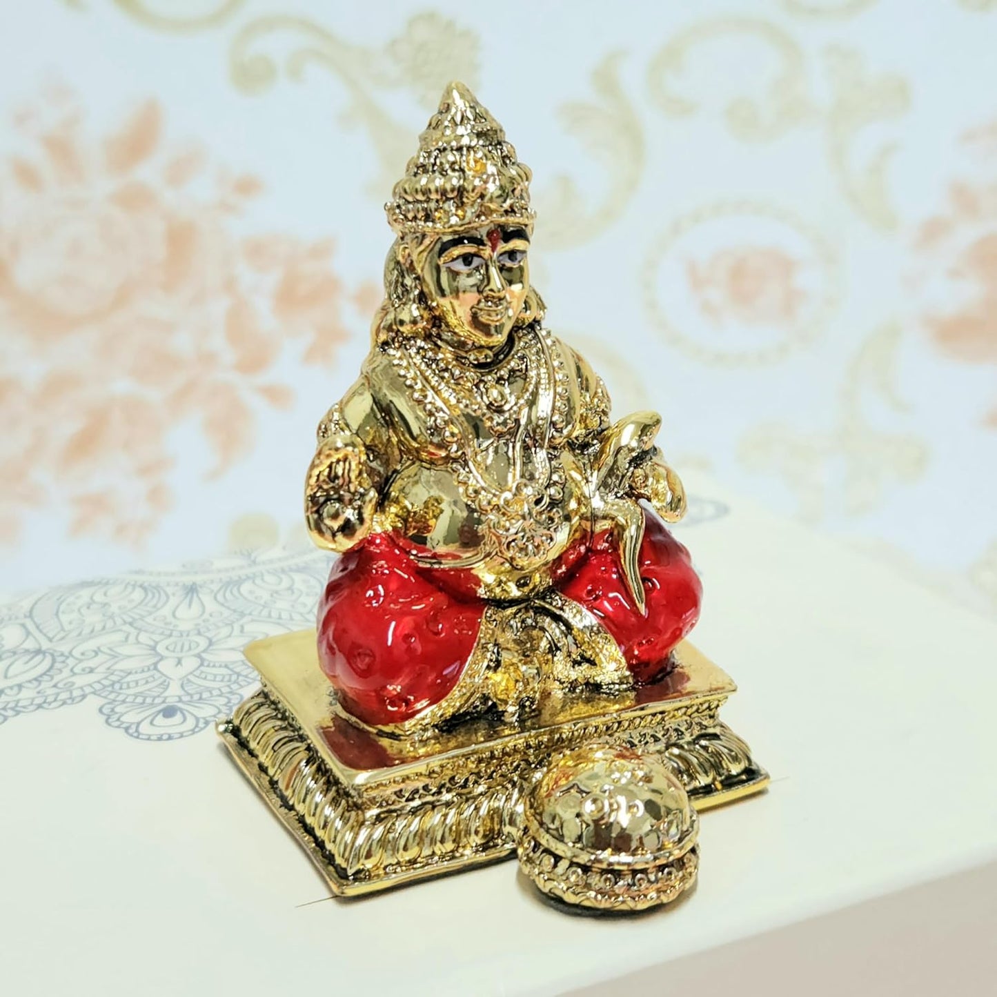 24K Kuber Gold Plated Lord Kuber