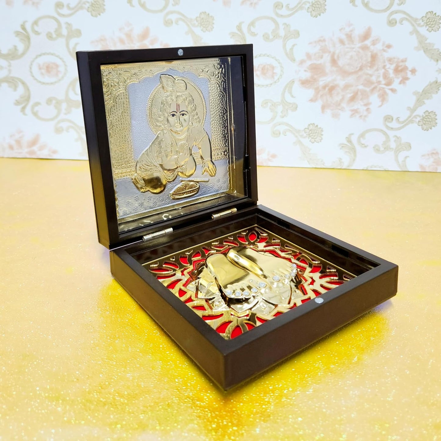 Laddu Gopal  with Charan Paduka