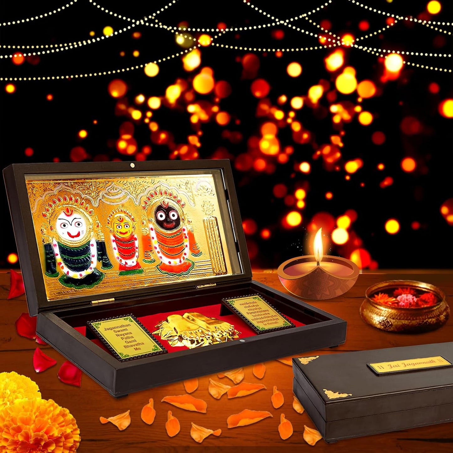 Lord Jagannath with Charan Paduka