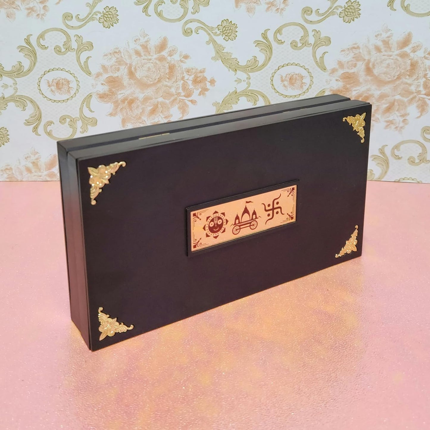 Jai Jagannath Photo Frame with Charan Paduka Pocket Temple