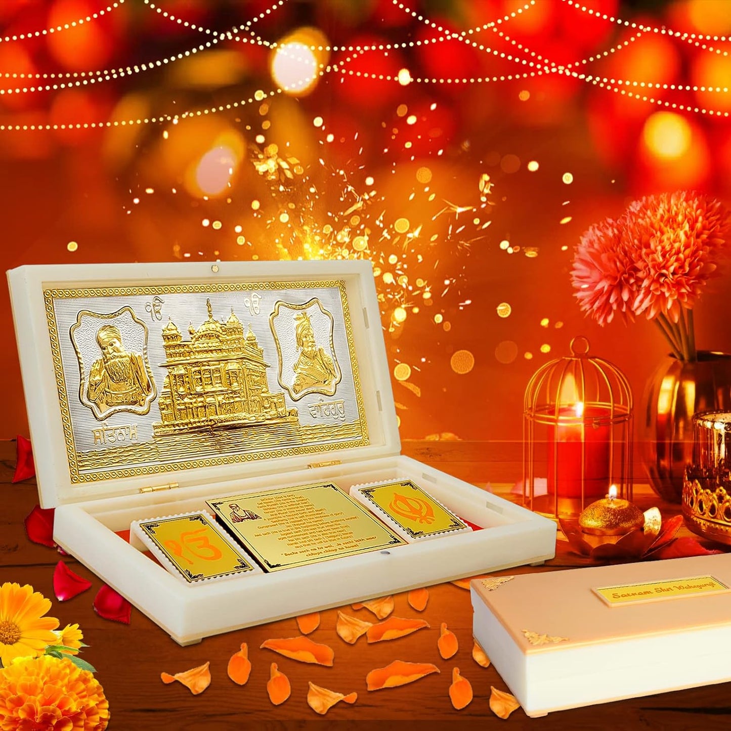 Waheguruji Golden Temple with Charan Paduka