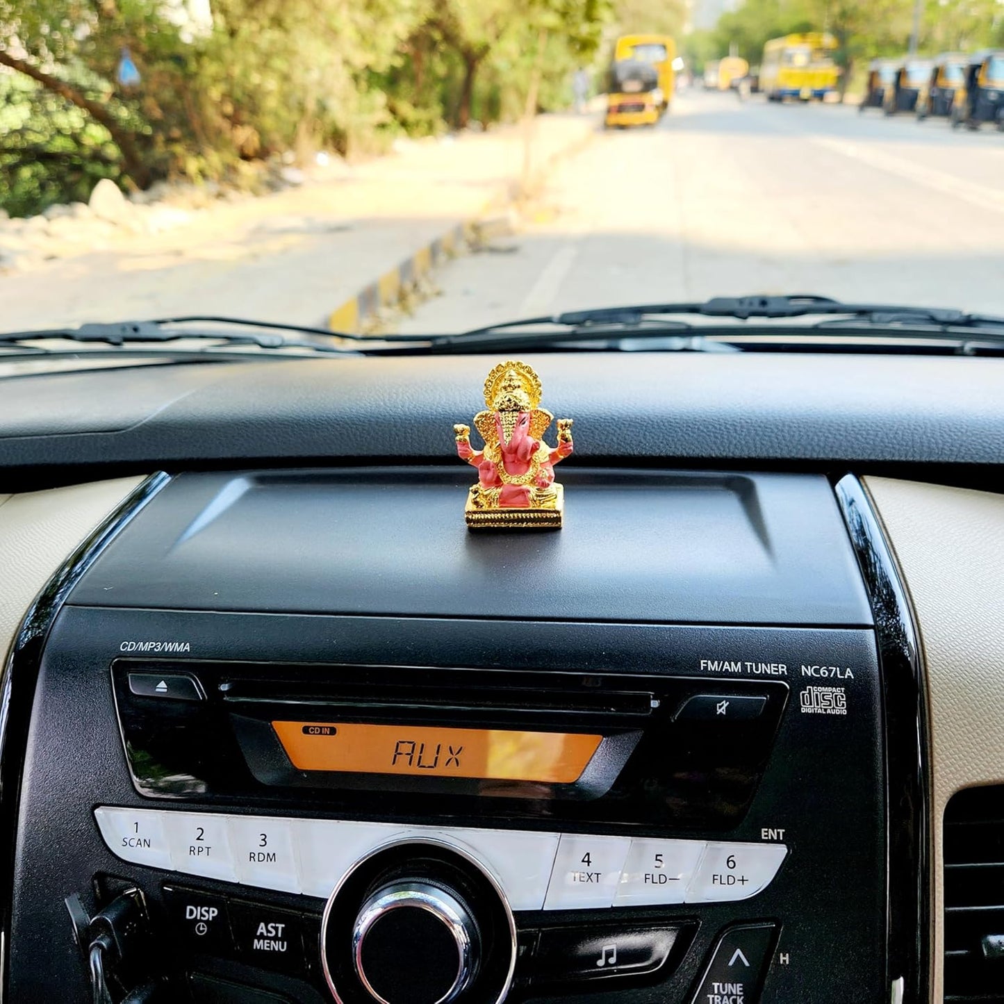 Gold Plated Dagdusheth Ganesha Idol