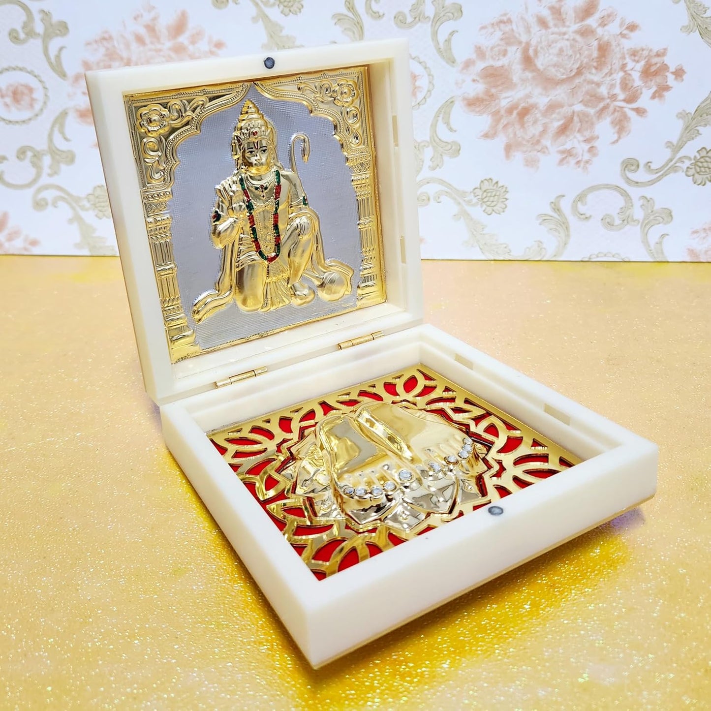 Hanuman Ji with Charan Paduka