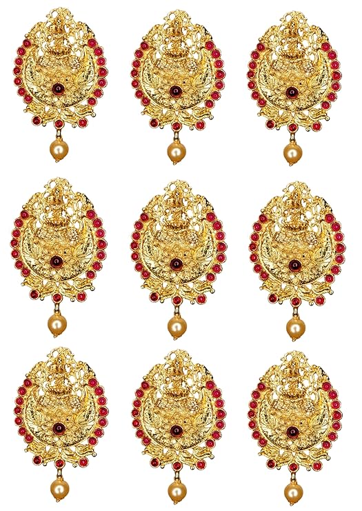 Gold Plated Antique Hair Jewellery
