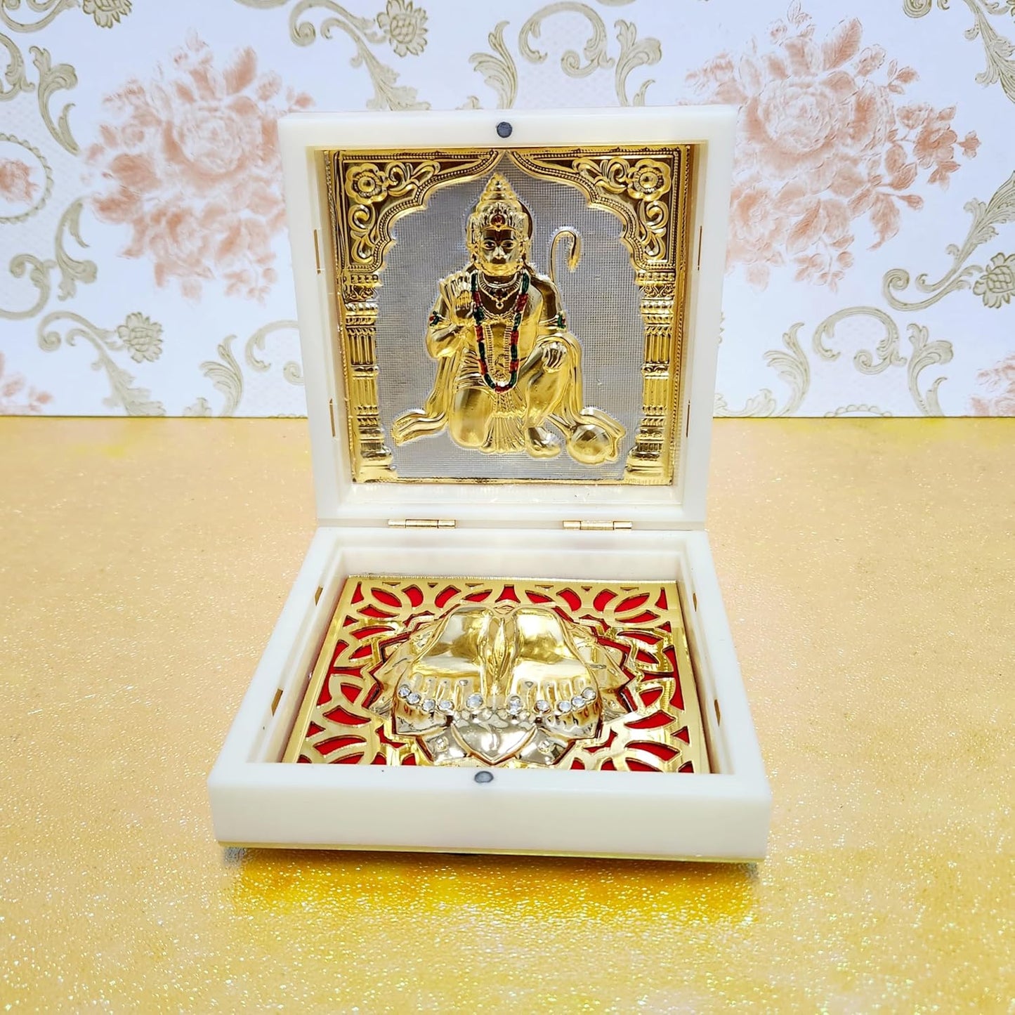 Hanuman Ji with Charan Paduka